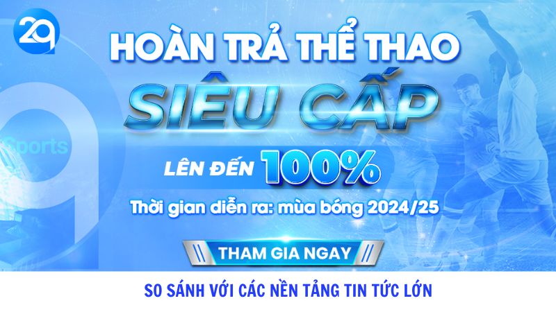 So sánh với các nền tảng tin tức lớn