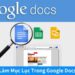 2Q - Cách Làm Mục Lục Trong Google Docs: Hướng Dẫn Chi Tiết 8 2Q – Cách Làm Mục Lục Trong Google Docs: Hướng Dẫn Chi Tiết